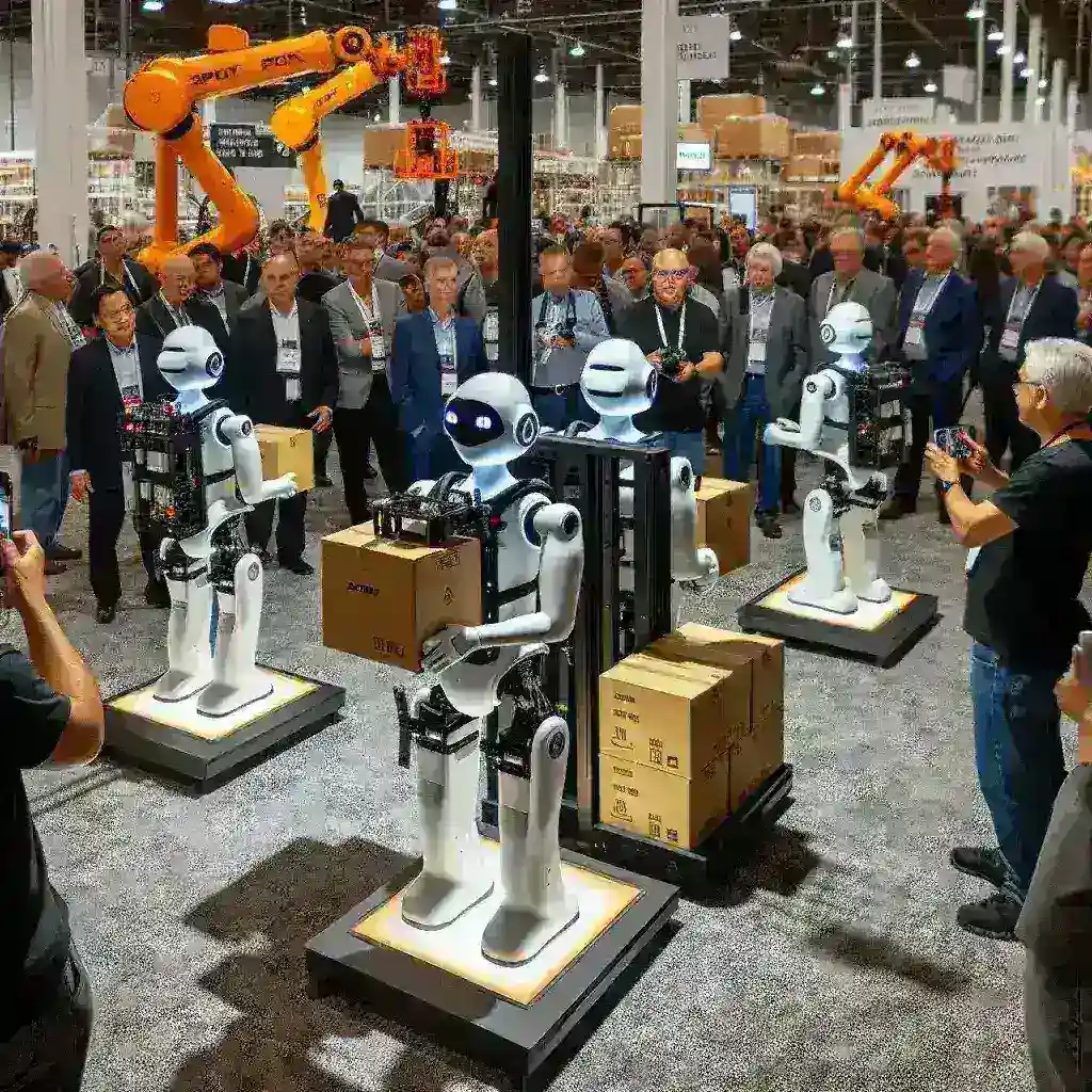 Boston Dynamics Demonstrating Warehouse Humanoids at U.S. Trade Show