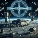 "U.S. Space Force personnel analyzing data on AI-first infrastructure systems during a training exercise, highlighting the integration of artificial intelligence in national security strategies."